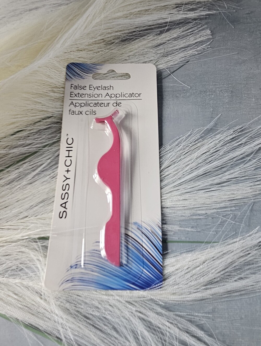 Sassy+Chic False Eyelash Extension Applicator nwt bright pink, plastic eyelash